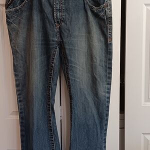 Ariat FR M5 Cat2 Blue Denim Mens Slim Straight Leg Jeans Size 42/30